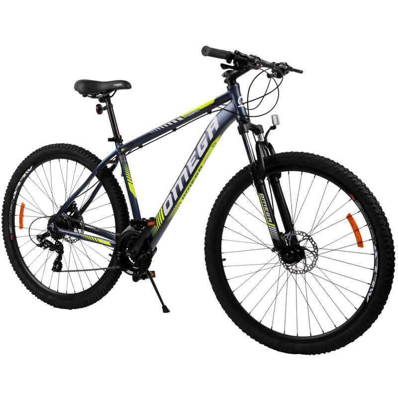 Bicicleta mountainbike Omega Thomas 29" , cadru 49 cm, 2023 albastru/galben/alb