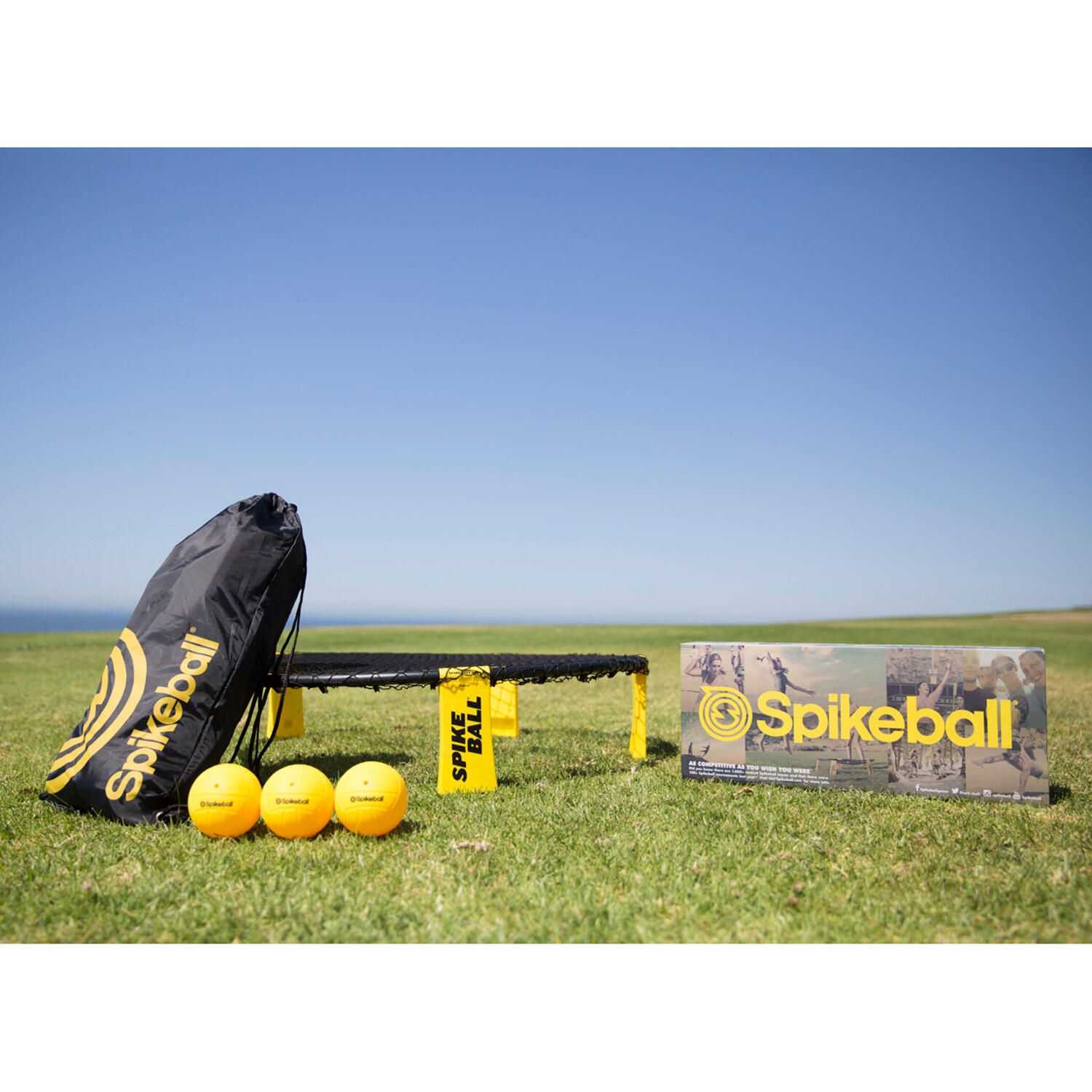 Spikeball Roundnet Set Standaard Zwart Geel 6/6