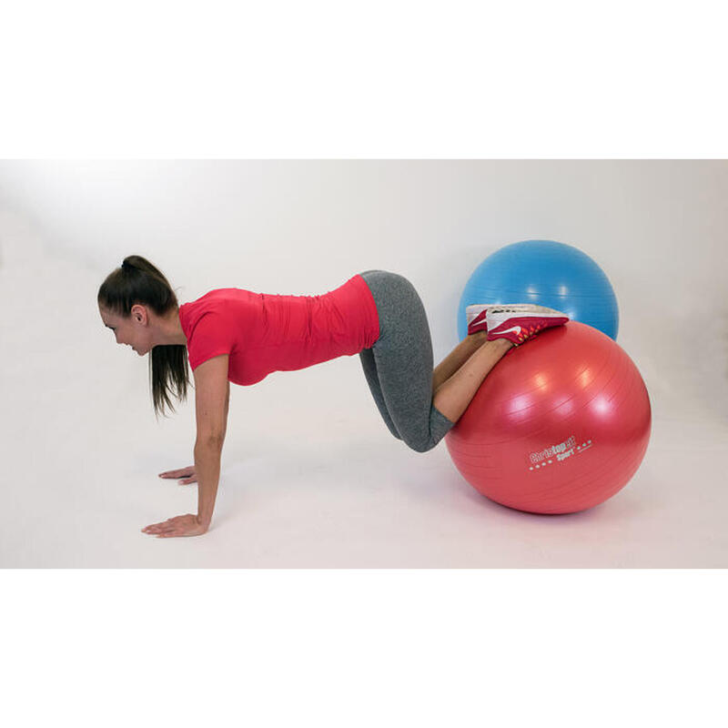 Christopeit Gym labda 65cm pumpával piros