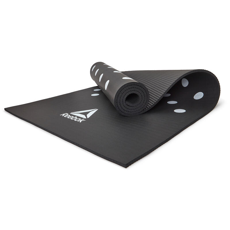 Esterilla de pilates entrenamiento Reebok Training Mat negra