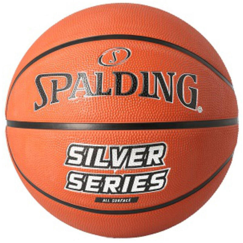 Balón Baloncesto niño Goma NBA Silver naranja