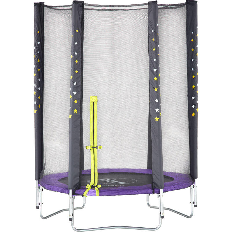 Plum Trampoline avec filet de sécurité Stardust Pourpre