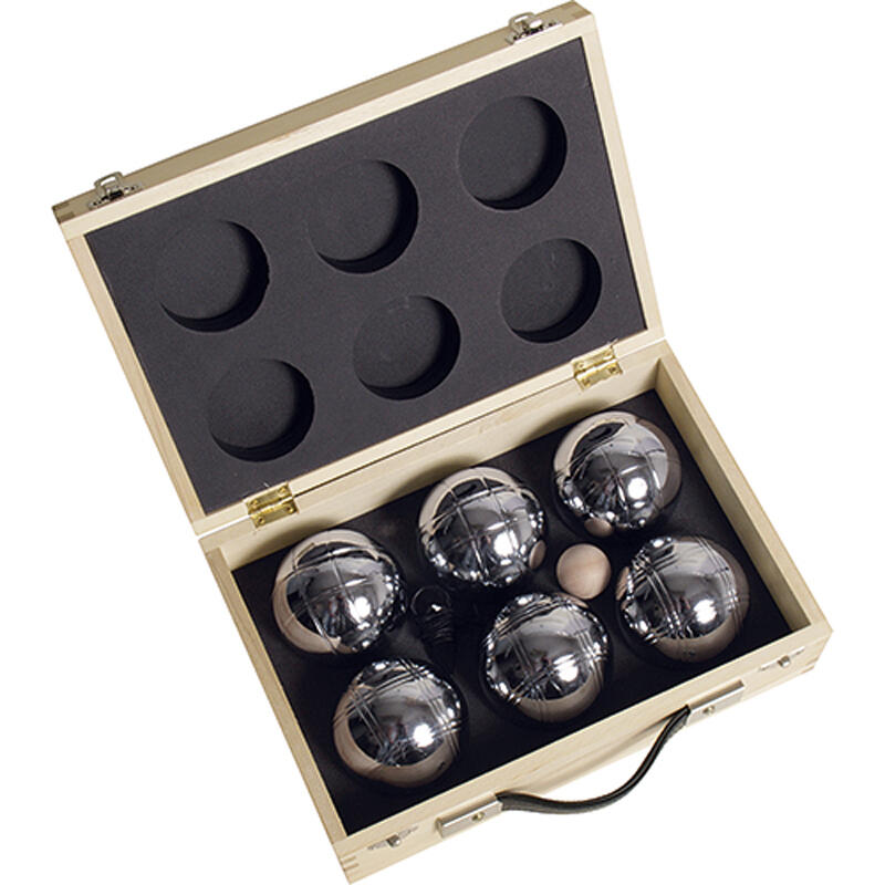 Buffalo Jeu de boules en métal (6pcs) dans une boîte en bois 2/3