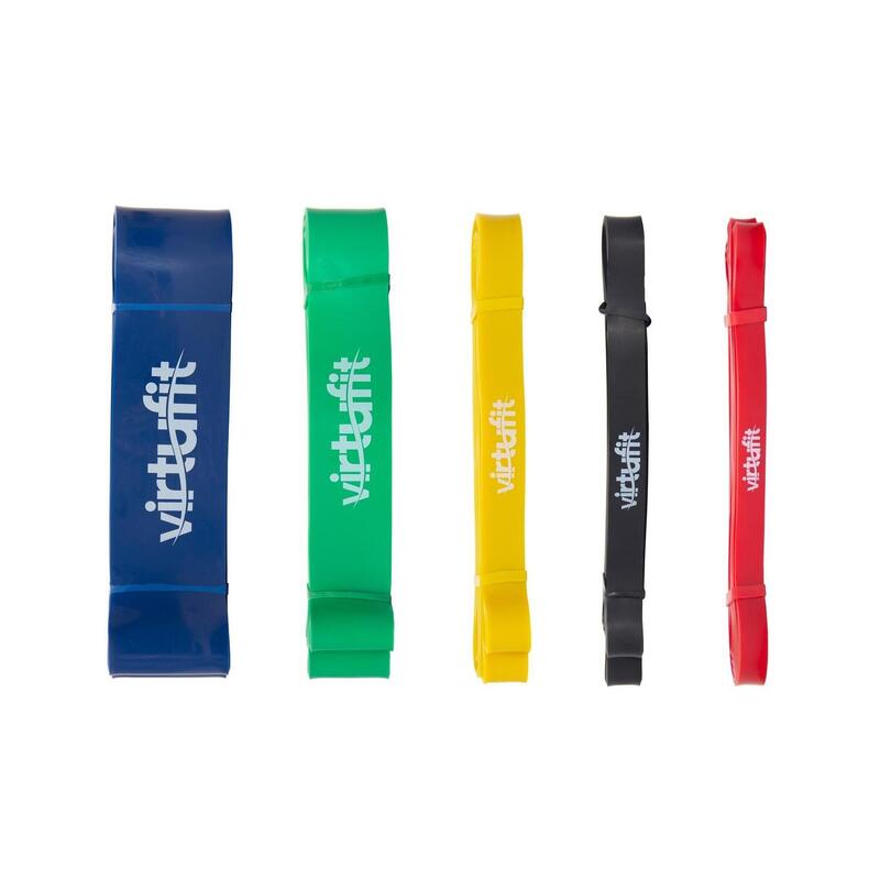 VirtuFit Pro Power Bands Ensemble de bandes de résistance 5 pièces