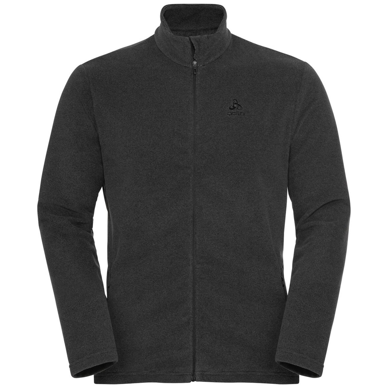 ODLO Middenlaag Loopshirt ROY Thermoshirt LEISTEENGRIJS - ZWARTE STREPEN XXL 3/7
