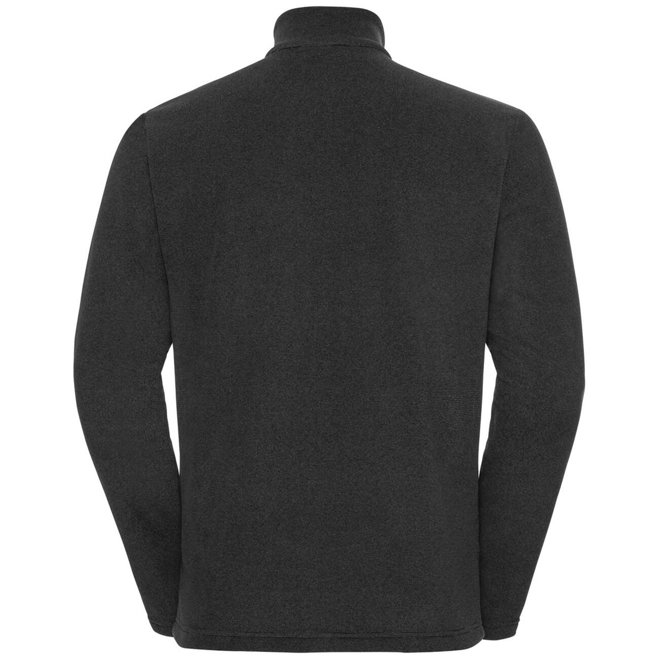 ODLO Middenlaag Loopshirt ROY Thermoshirt LEISTEENGRIJS - ZWARTE STREPEN XXL 6/7