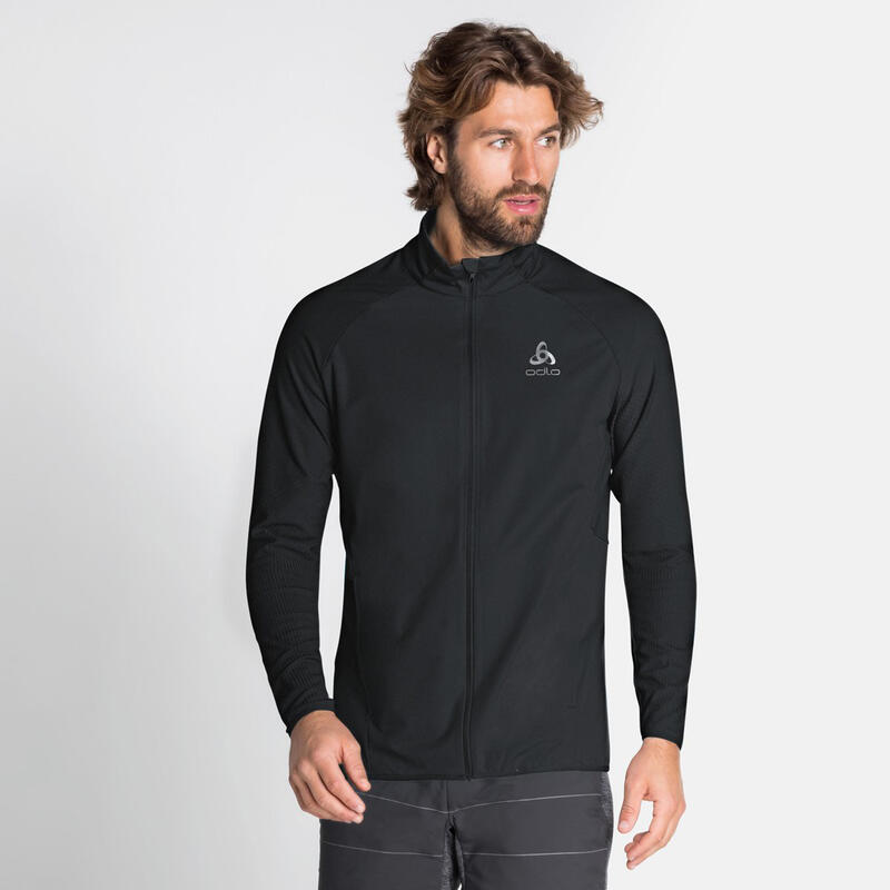 Chaquetas Para Actividades Aeróbicas Run & Skimo De Hombre Odlo Jacket Zeroweig