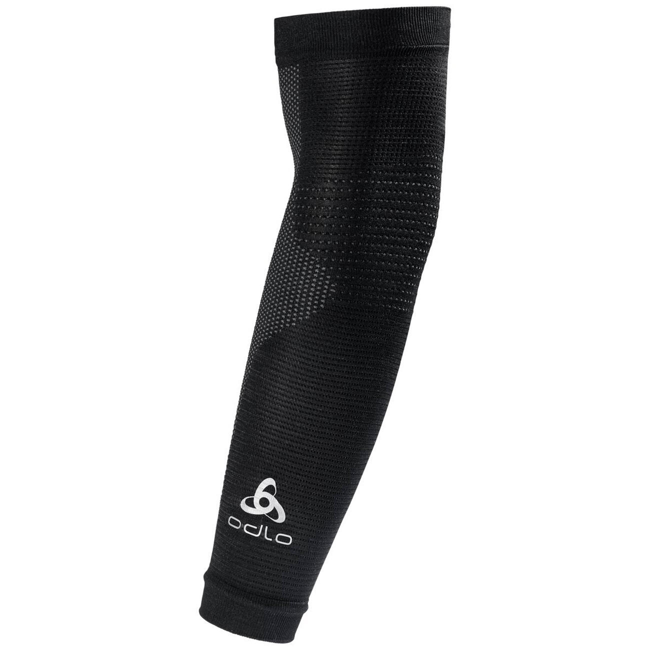 Par de mangas unissexo Odlo Aeolus Ceramiwarm Black 3/3