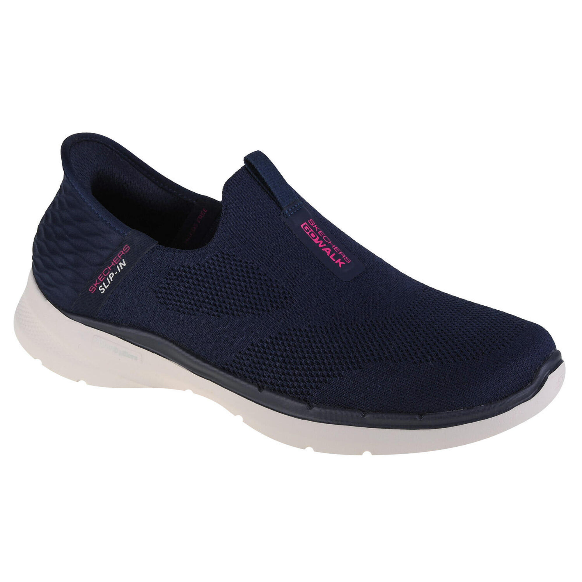 Skechers - Sneakers Pour Femmes Slip-ins: Go Walk 6 - Fabulous View - Chaussures De Sport - Bleu - 39 - Decathlon