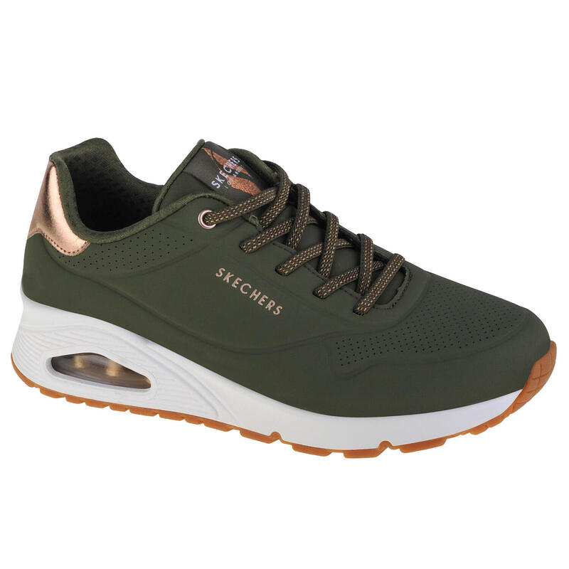 Pantofi Sport Skechers Model Uno - Shimmer Away Culoare Verde