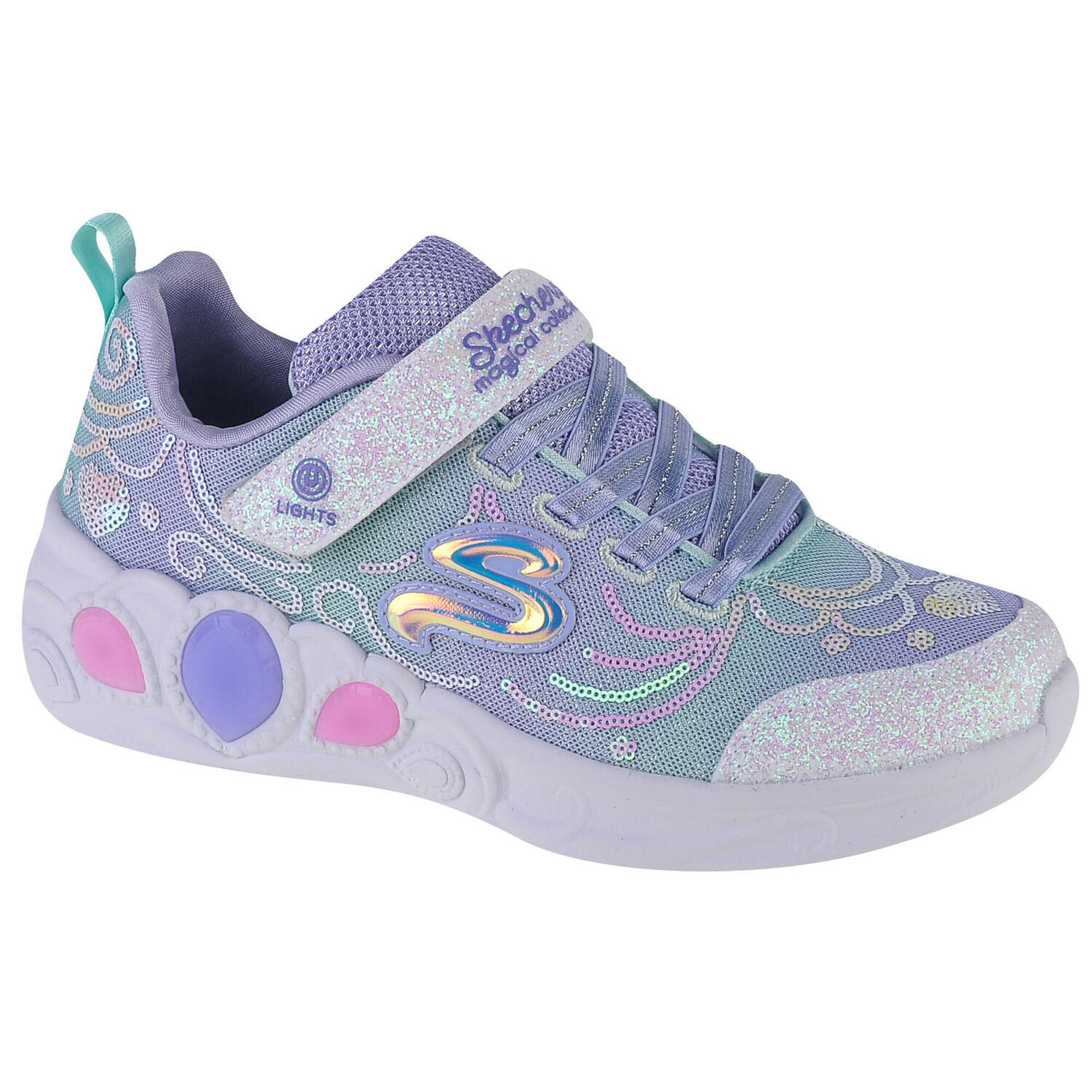 Skechers - Sneakers Pour Filles Princess Wishes - Baskets - Multicolore|violet - 33 - Decathlon