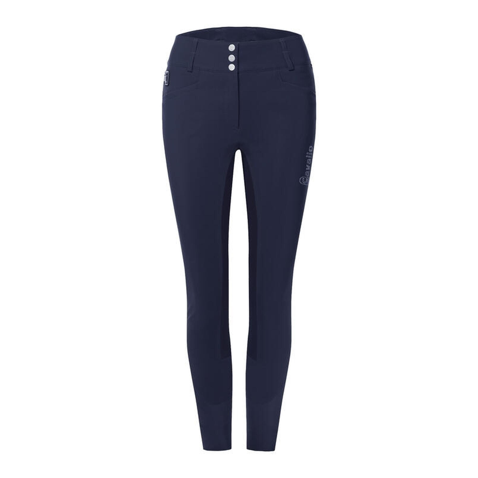 Cavallo - Pantalon Équitation Femme Cavallo Celine X Grip - Pantalon D'Équitation - Bleu - 44 L - Decathlon