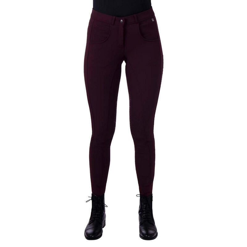 Pantaloni da equitazione da donna con grip QHP Mireille