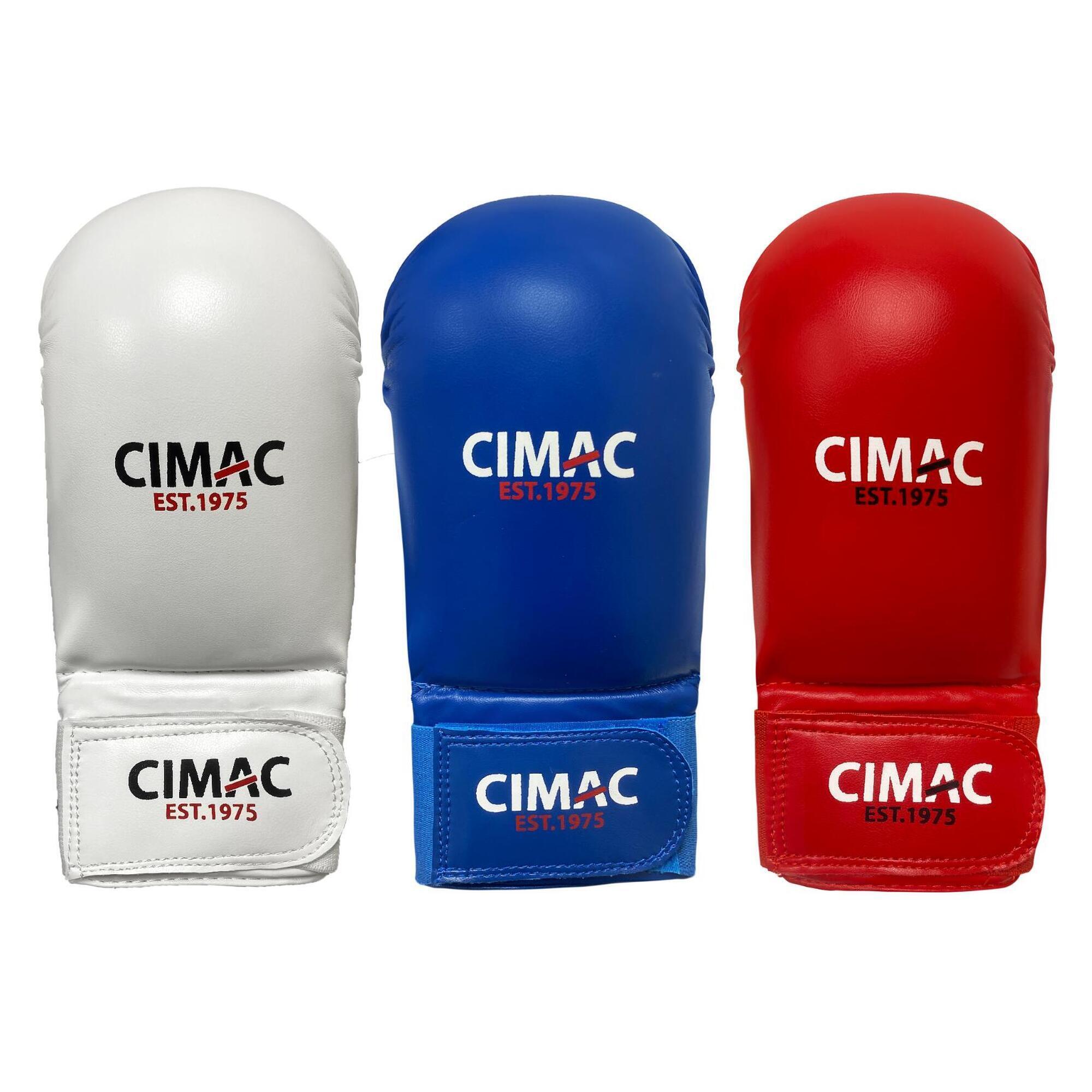 CIMAC COMPETITION KARATE MITTS WITH THUMB 1/4