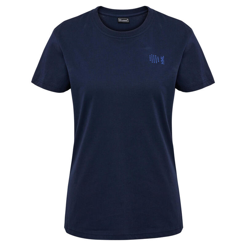 T-Shirt Hmlcourt Padel Vrouwelijk Licht Ontwerp Hummel