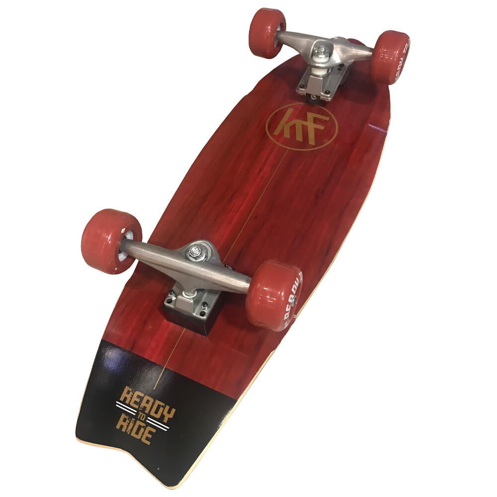 Monopatin Surf Skate Ready To Ride Krf Madera De Arce Canadiense 31’’*10.25’ 2/5