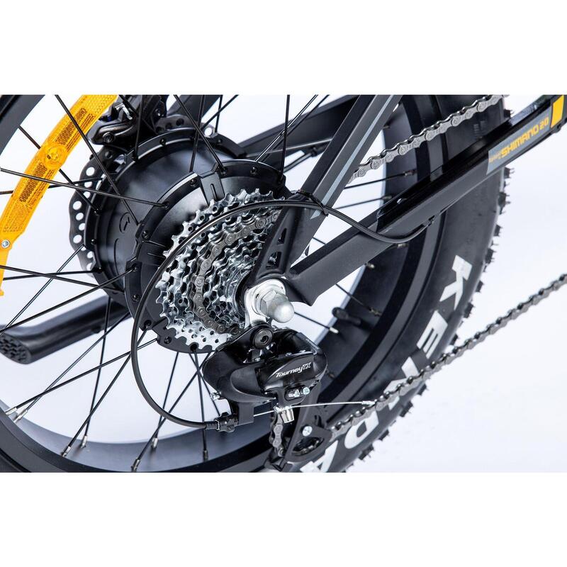 FATBIKE Elektrische opvouwbare volledig geveerde 20PRO - 20"- Mountainbike