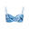 Bandeau Bikini Oberteil mit abnehmbaren Trägern