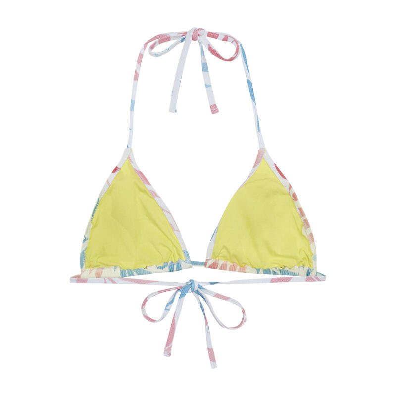 Bikini-Top mit Allover-Muster