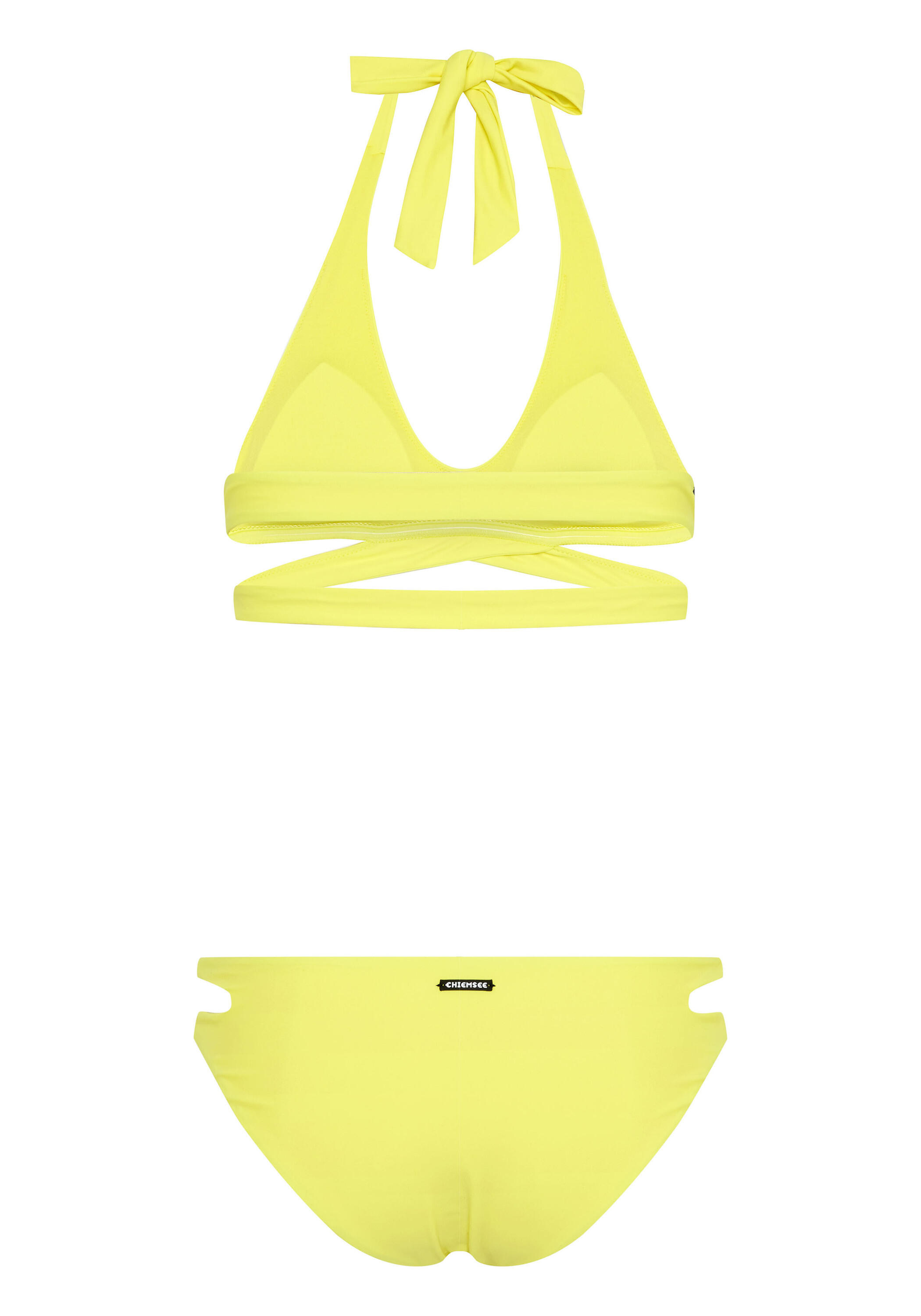 Bikini mit Neckholder-Top und Cut-Out-Slip 2/6