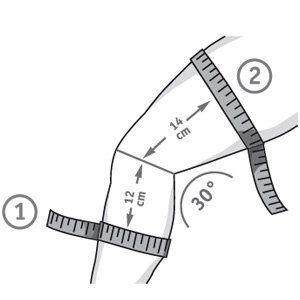 Elastic Knee Brace | Stabiliser | Joint splints and padding | Various sizes