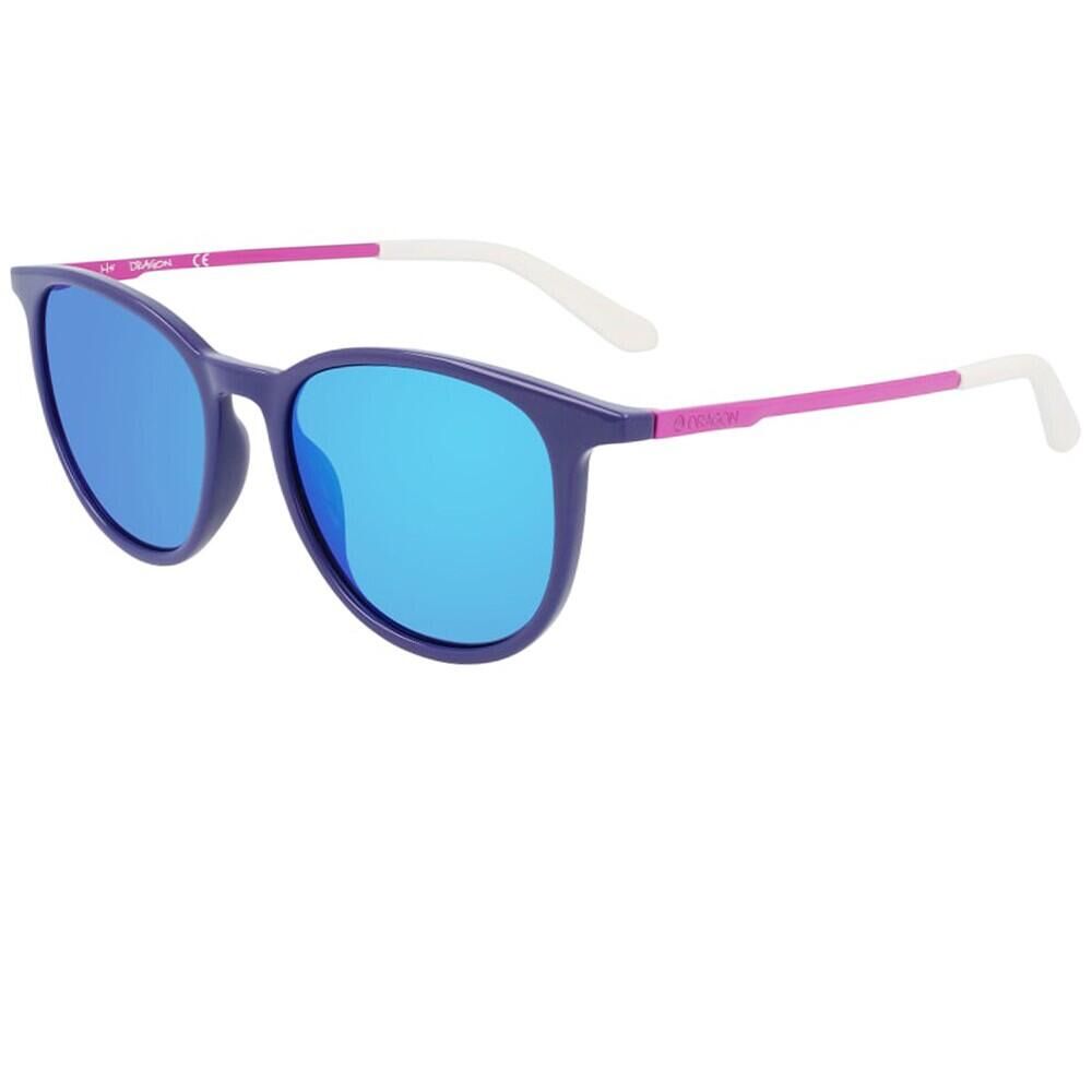 DRAGON BILLIE SUNGLASSES - Shiny Eggplant/LL Blue Ionized