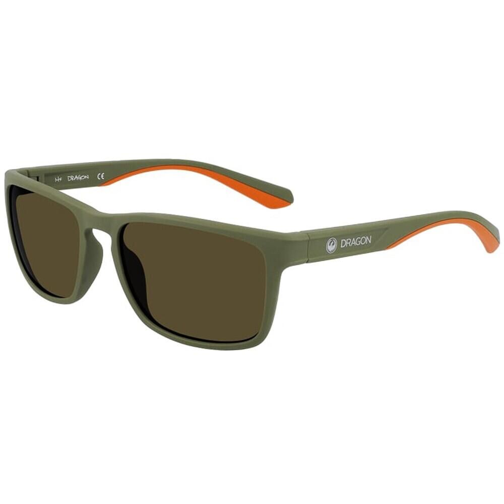 DRAGON BLAISE SUNGLASSES - Matte Olive/LL Brown