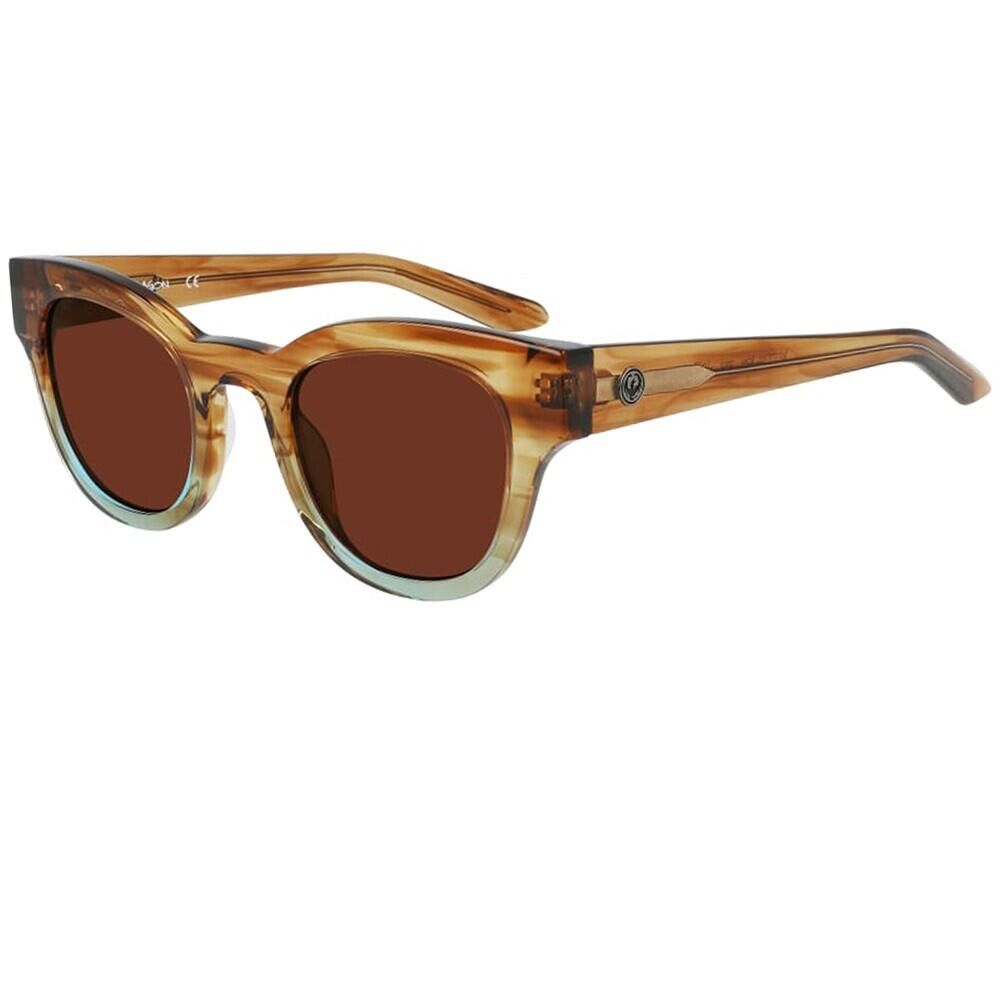 DRAGON JETT SUNGLASSES - Brown Teal Gradient/LL Rose