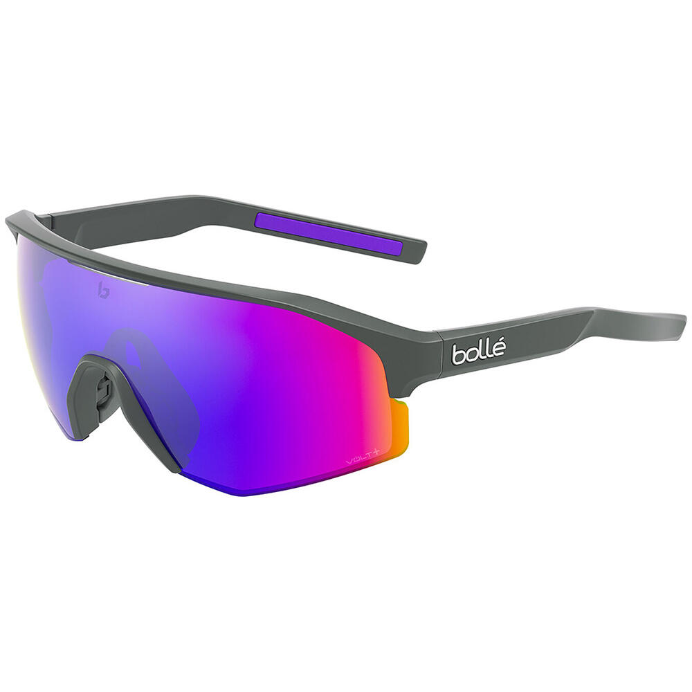 BOLLÉ LIGHTSHIFTER SUNGLASSES - Titanium/Volt+ Violet Polarized