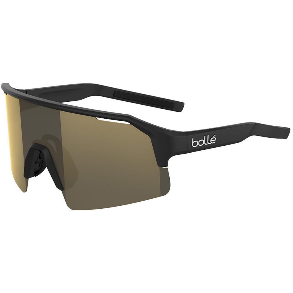 BOLLÉ C-SHIFTER SUNGLASSES - Matte Black/TNS Gold