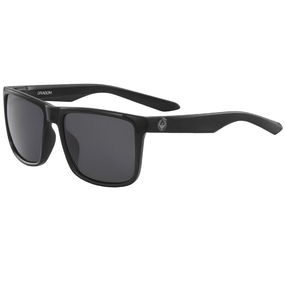 DRAGON MERIDIEN SUNGLASSES - Shiny Black/Polarized LL Smoke