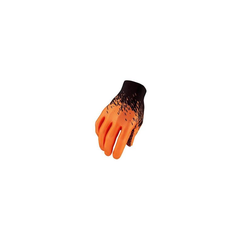 Guantes largos supacaz negro/naranja neon m *