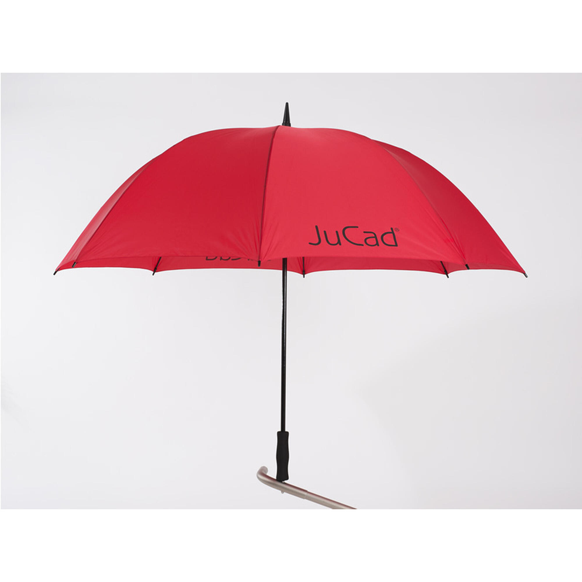 JUCAD Teleskopischer Regenschirm mit Schaft JuCad