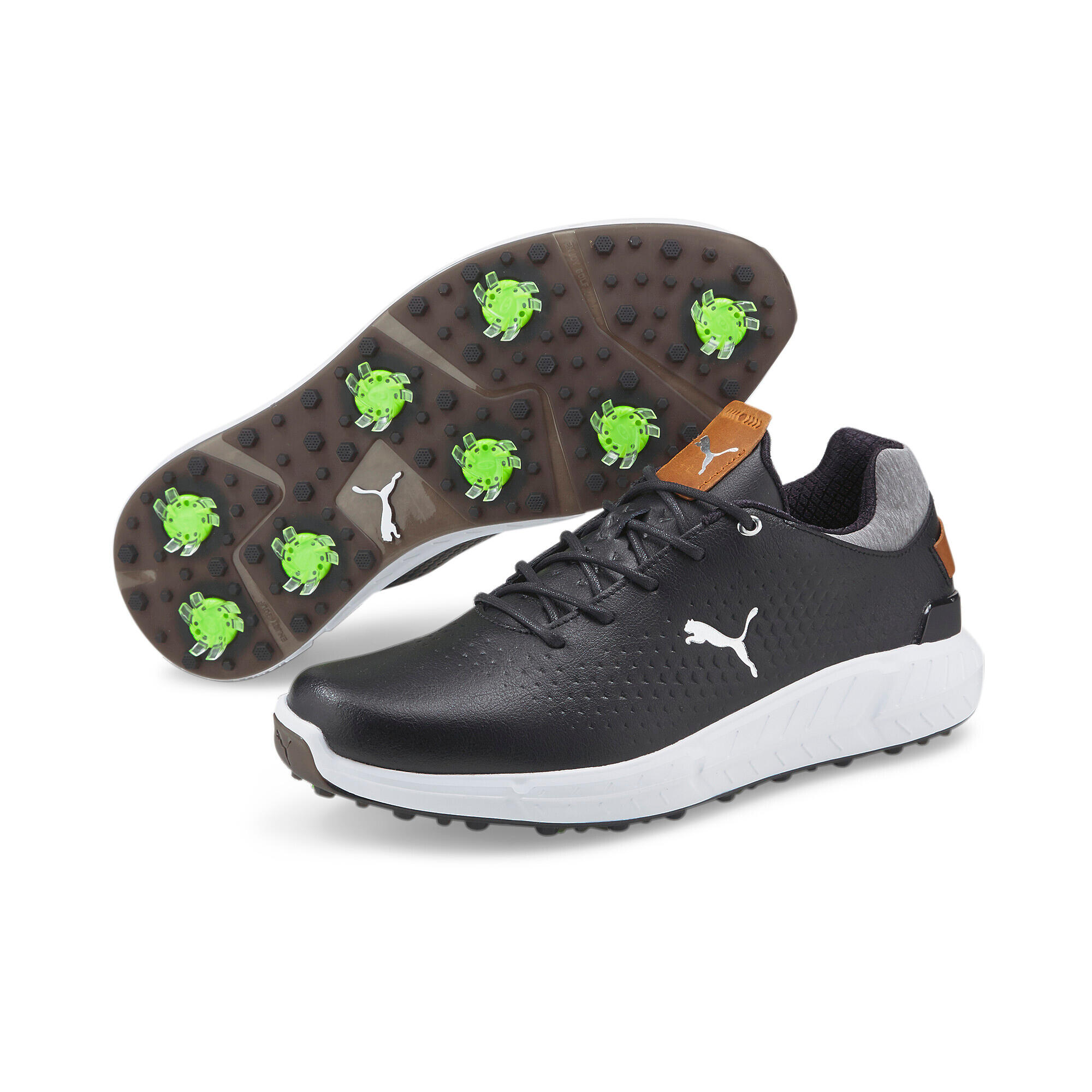 Sapatos de golfe em couro Puma Ignite Articulate 2/7