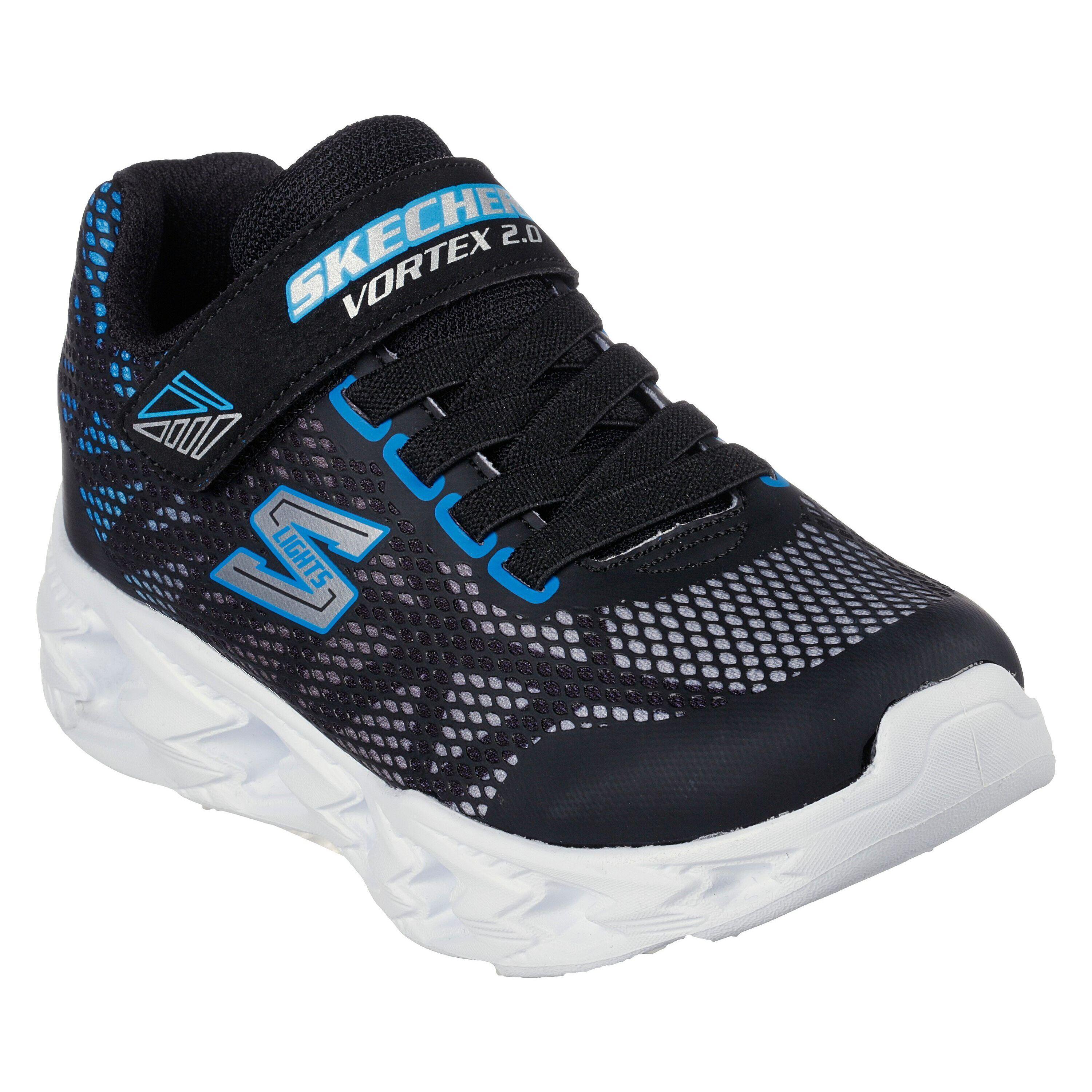 SKECHERS Kids VORTEX 2.0 Sneakers Noir / Bleu / Argentin 2/5