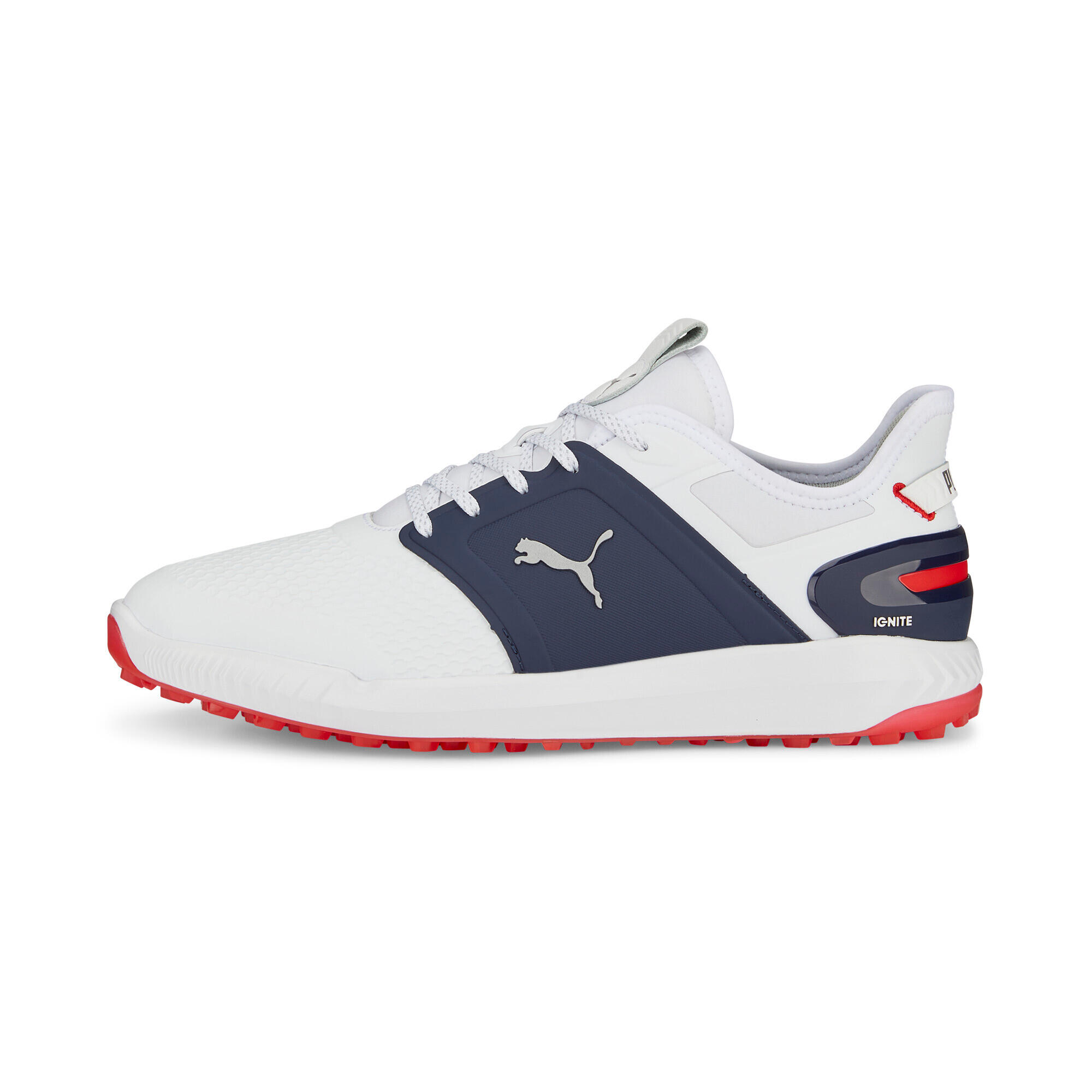 Puma - Chaussures De Golf Sans Crampons Puma Ignite Elevate - Chaussures De Golf - Blanc|bleu - 45 - Decathlon