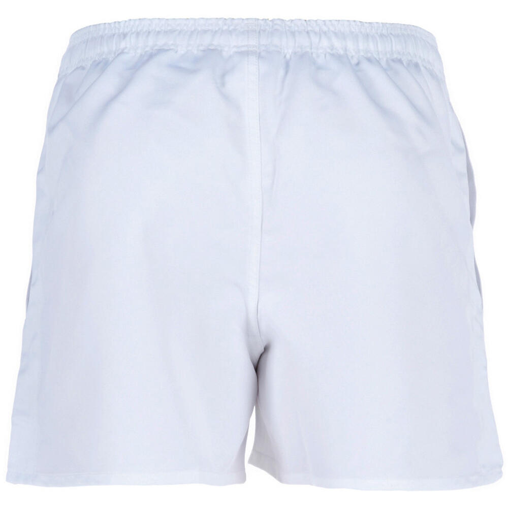 Mens Professional Elasticated Sports Shorts (White) 2/3