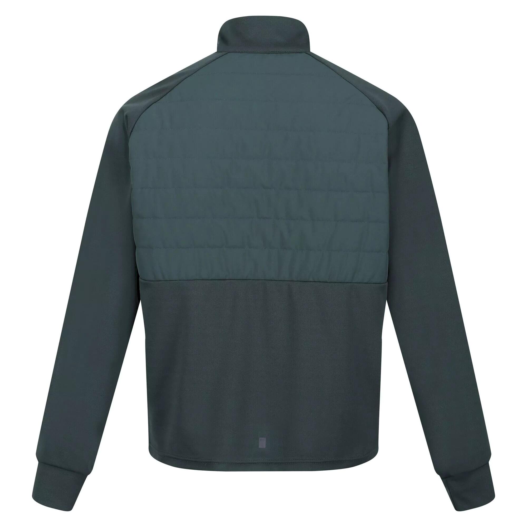 Mens Addinston Hybrid Jumper (Green Gables) 2/5