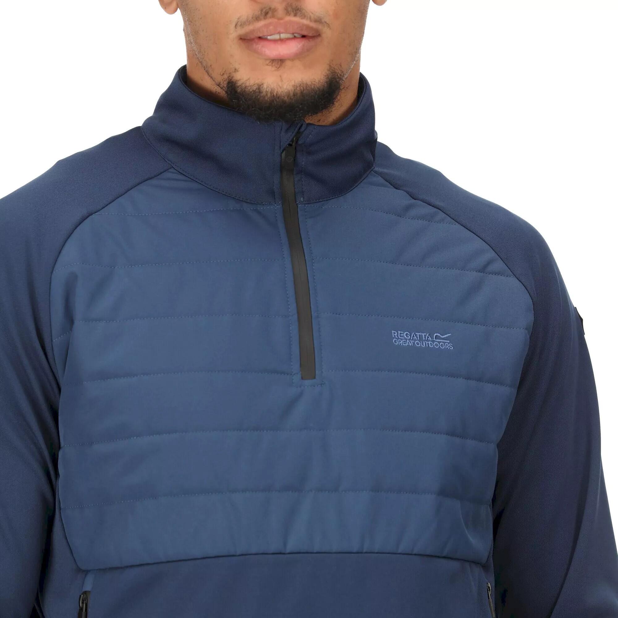 Mens Addinston Hybrid Jumper (Admiral Blue) 3/5