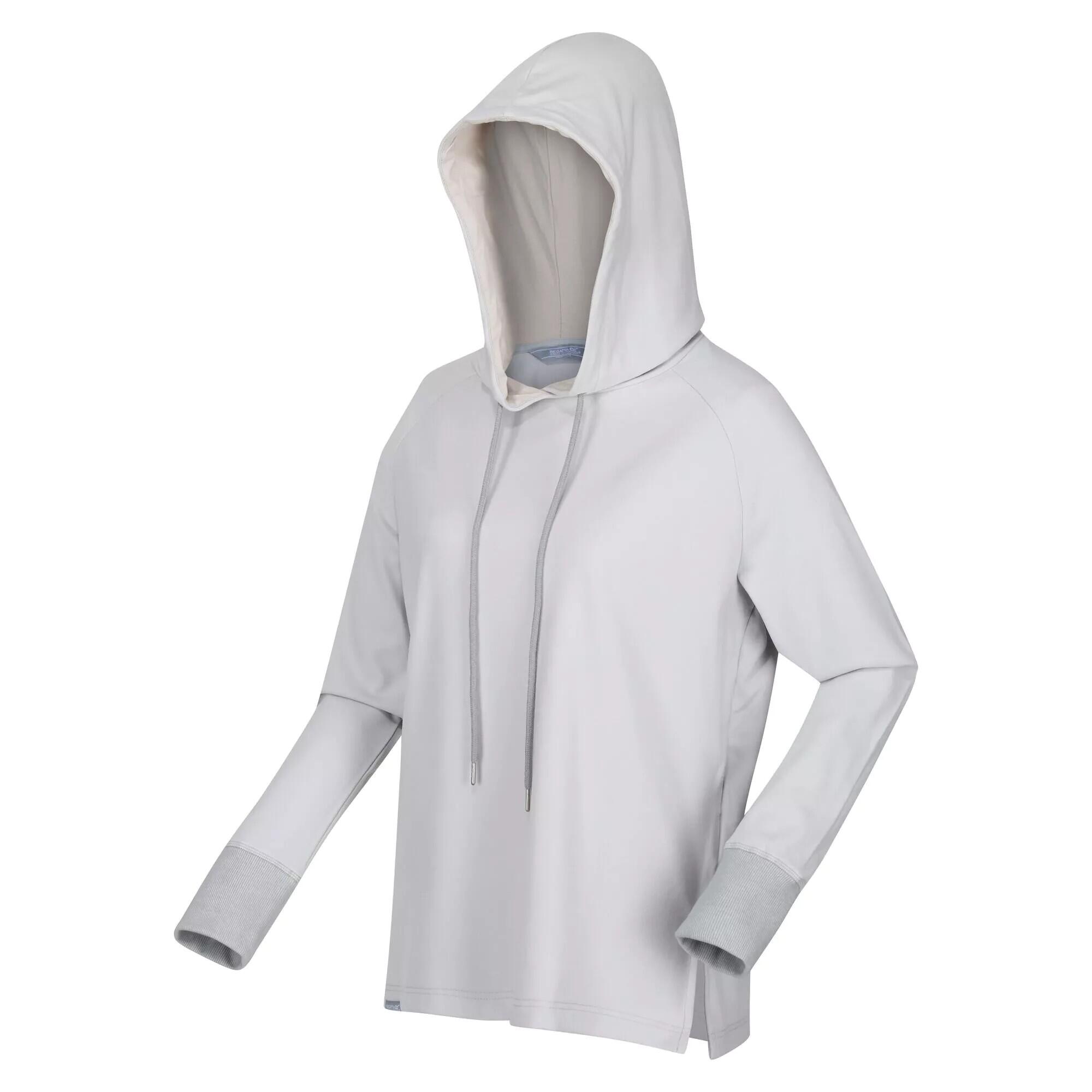 Womens/Ladies Hartside Marl Lightweight Hoodie (Cyberspace Marl) 4/5