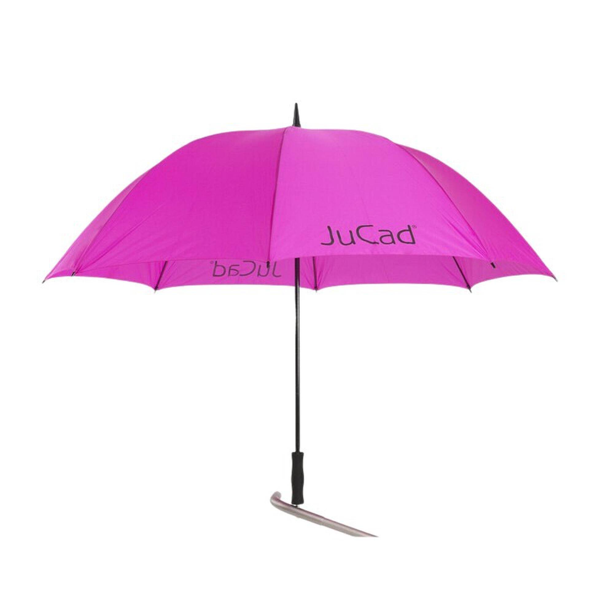 JUCAD Teleskopischer Regenschirm mit Schaft JuCad