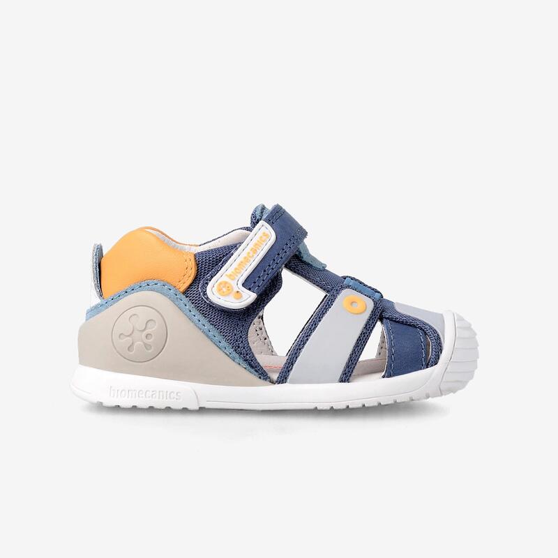 Sandalias Cangrejeras con Cierre Adherente para Niño Biomecanics 232124A Azules