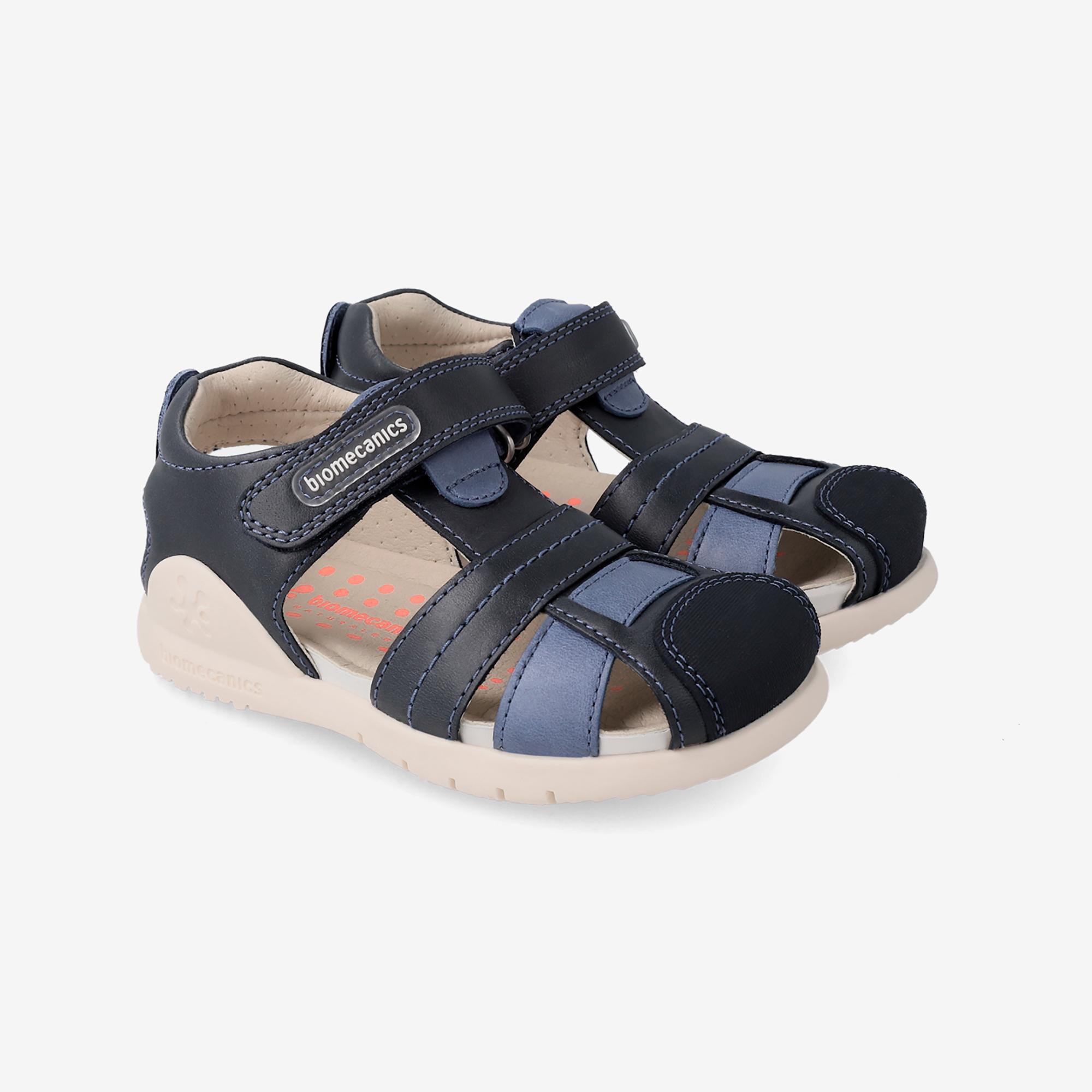 Sandales Biomecanics Modèle 232258b Couleur Bleu 2/5