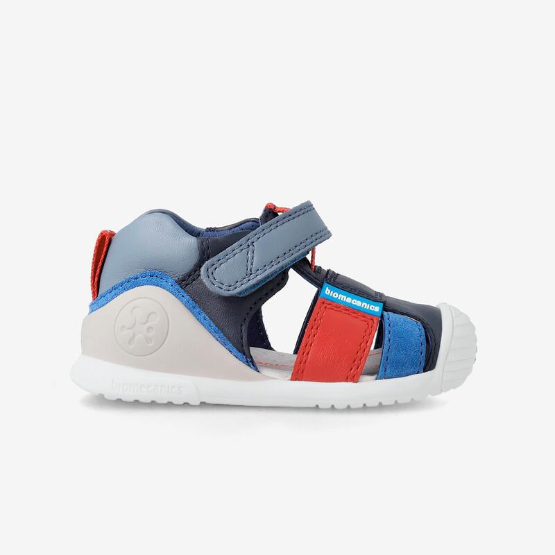 Sandalias Cangrejeras con Cierre Adherente para Niño Biomecanics 232149A Azules