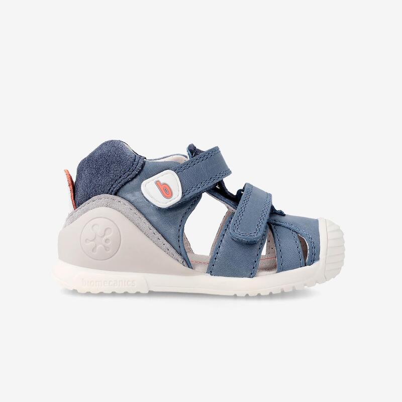 Sandalias Cangrejeras con Cierre Adherente para Niño Biomecanics 222156A Azules