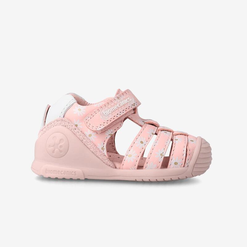 Sandalias Cangrejeras con Cierre Adherente para Niña Biomecanics 232105A Rosas