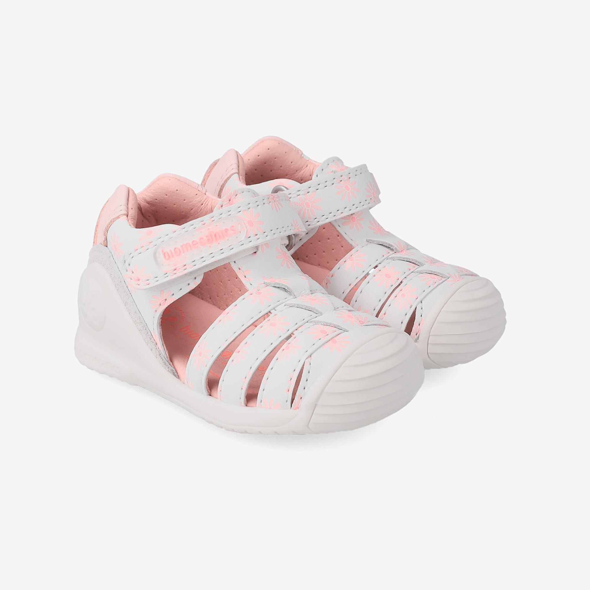 Sandalias Cangrejeras con Cierre Adherente para Niña Biomecanics