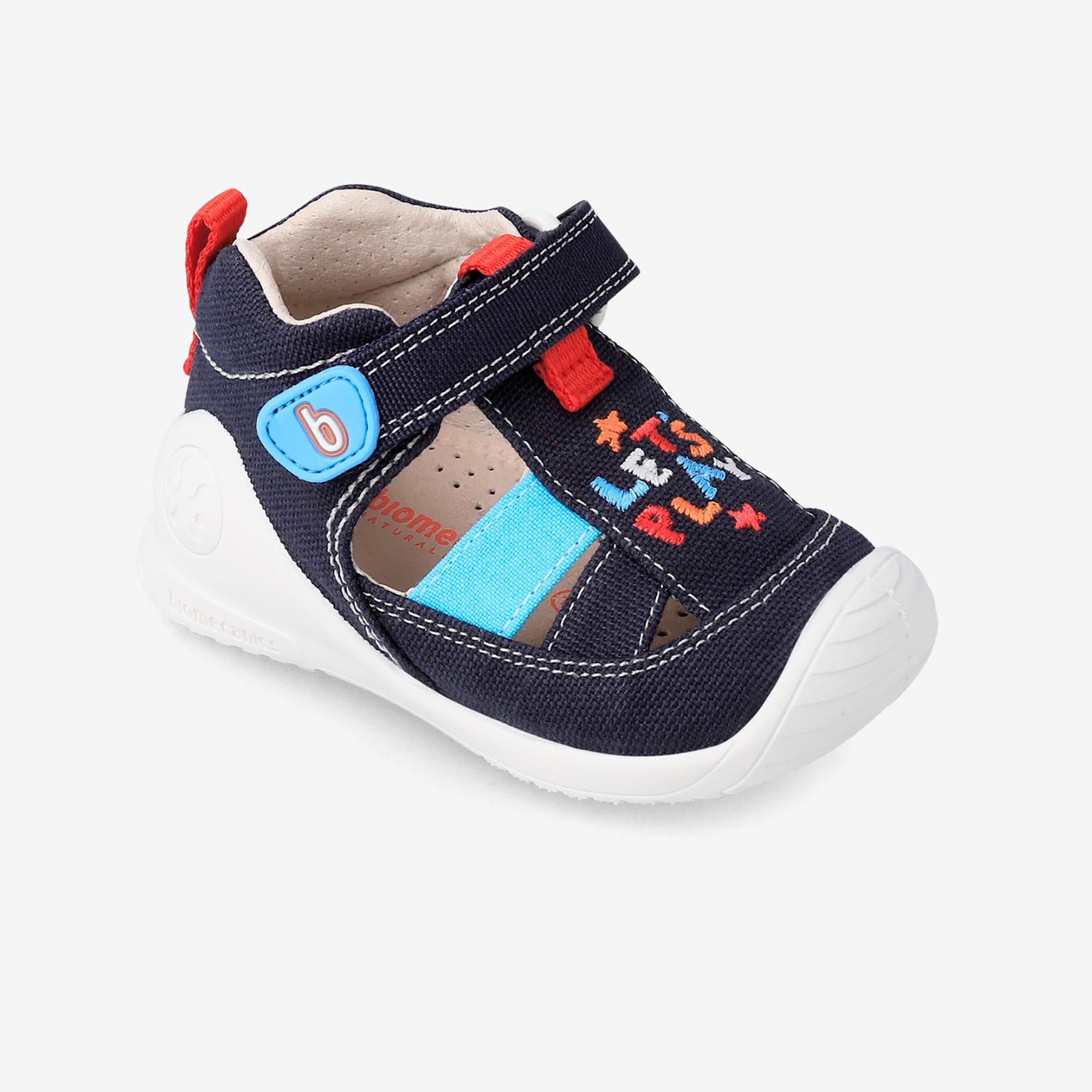 Zapatillas Caminar con Cierre Adherente de Niño Biomecanics 232188A Azul Marino 4/6
