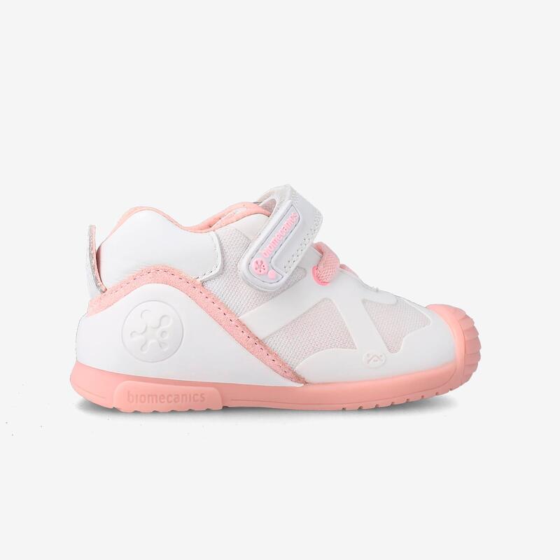 Zapatillas Deportivas con Cierre Adherente para Niña Biomecanics 232123D Blancas