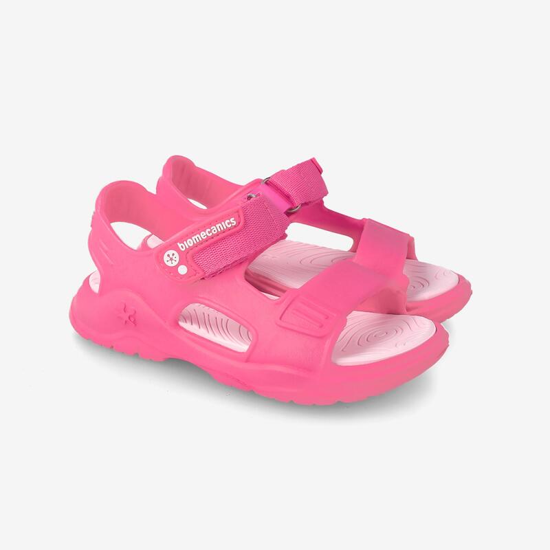 Sandalias Niños Biomecanics 232290F Fucsias Cierre Adherente